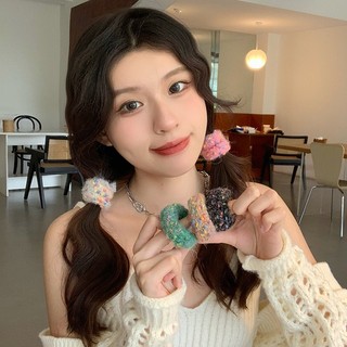 Chun cột tóc lông mềm sắc màu đáng yêu