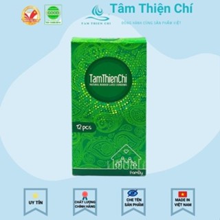 Bao cao su gia đình mỏng trơn TamThienChi hộp 12 cái