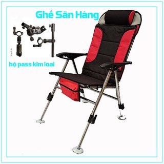 Ghế săn hàng khung inox cao cấp, ghế câu cá gấp gọn , bền và chắc chắn - đồ câu nguyên trường