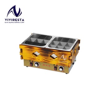 Nồi nấu lẩu xiên que tự chọn, nồi oden loại 18 ngăn hàng nhập khẩu cao cấp