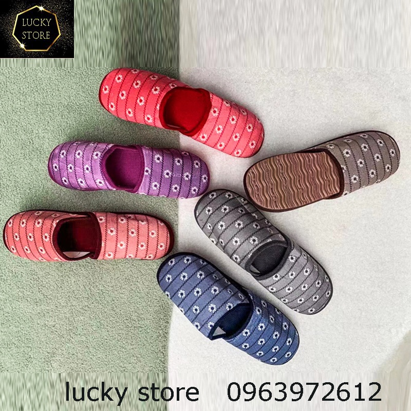 Dép Bông Nữ, Dép Bông Đi Trong Nhà Ấm Áp Đôi Chân Trong Mùa Đông