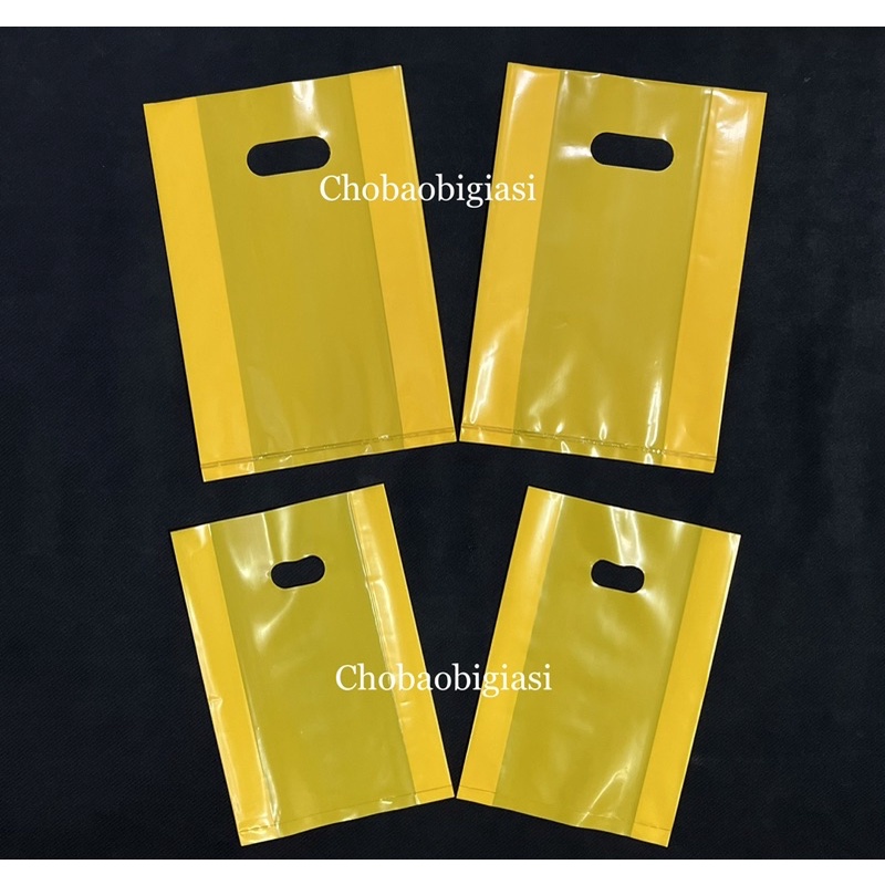 {1kg/size} Túi PE xoài vàng loại tốt, bóng đẹp, dẻo dai, dày dặn chắc chắn,  chịu lực tốt (sp y hình)