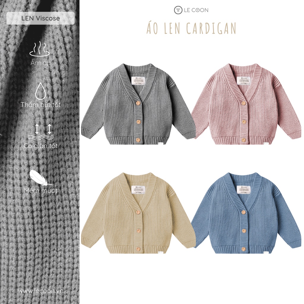 LE COON | Áo Len Cardigan