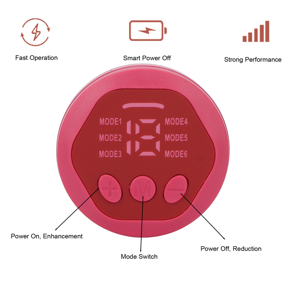 Có thể bán buôn Máy tập cơ bụng thông minh EMS Massage điện Đai săn chắc ABS tích hợp pin Lithium Vermont055 Hàng giao ngay