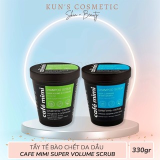 Tẩy tế bào chết da dầu cafe mimi super volume scrub 330g