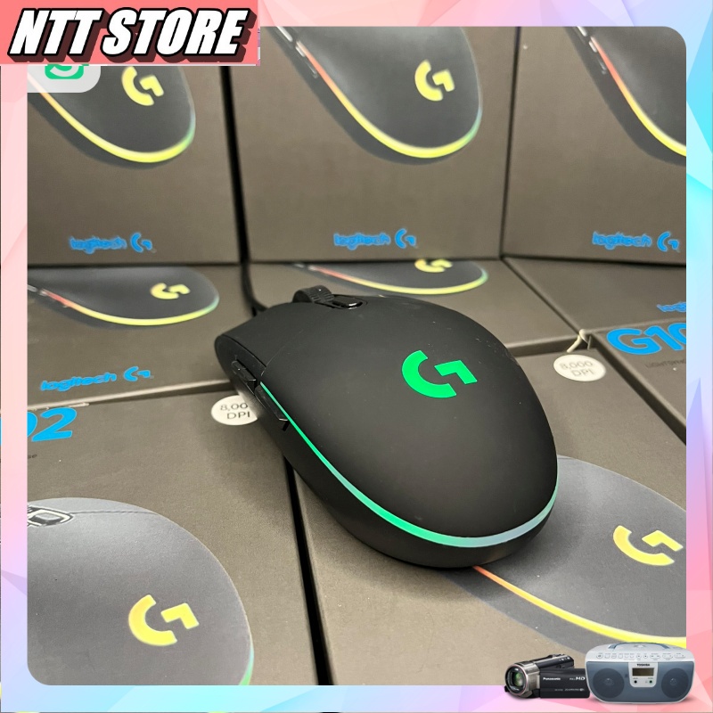 Chuột gaming  Logitech G102 Led RGB 8000DPI  chơi game Hàng NK cực Chất NTT Store