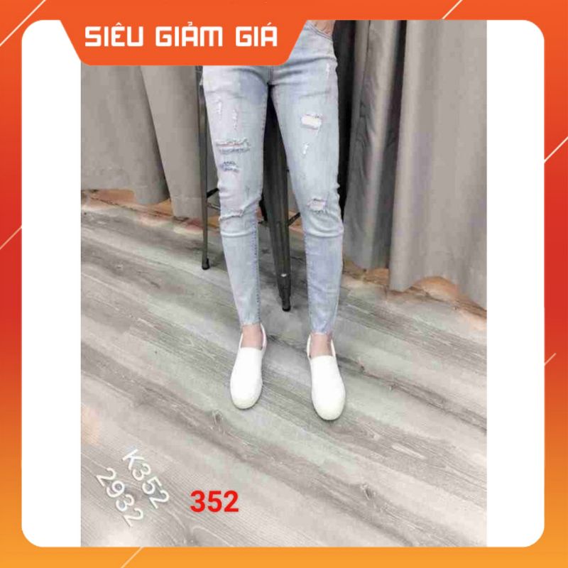Quần jean nam wash, xanh nhạt phong cách trẻ trung năng động MS 352 có size đại