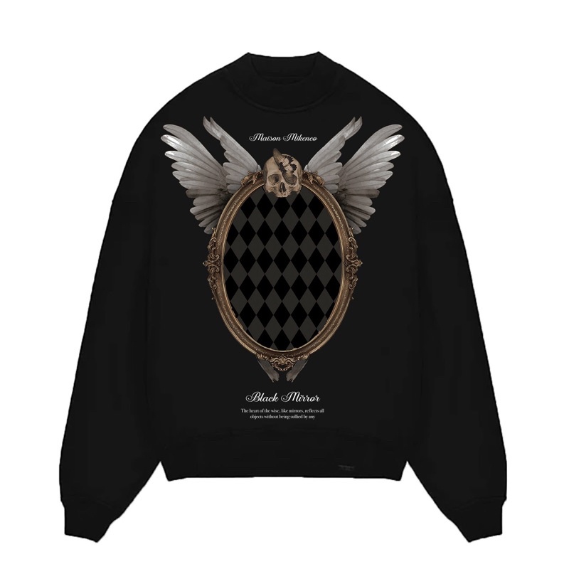 Áo nỉ Chính hãng Mikenco BLACK MIRROR SWEATER