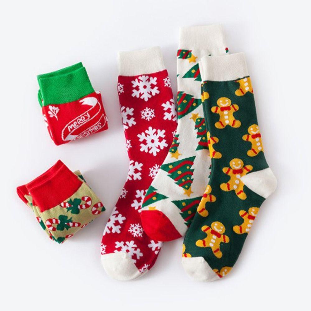 Vớ Lửng Họa Tiết Giáng Sinh Dễ Thương Thoải Mái Thời Trang Cho Nữ