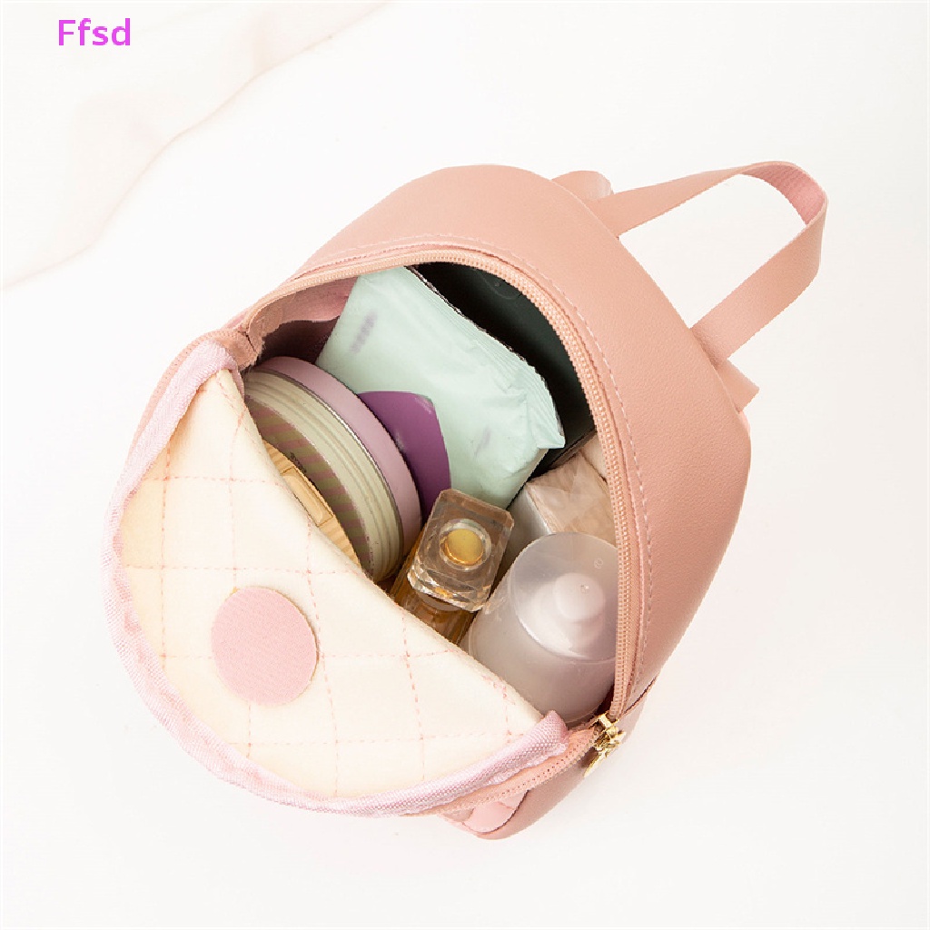 {Ffsd} Ba Lô Da Pu Nhỏ Xinh Thời Trang Cổ Điển Đa Năng Hợp Thời Trang Cho Nữ * Bán Chạy