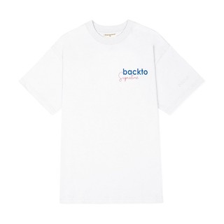 Áo thun BACKTO SIGNATURE - White