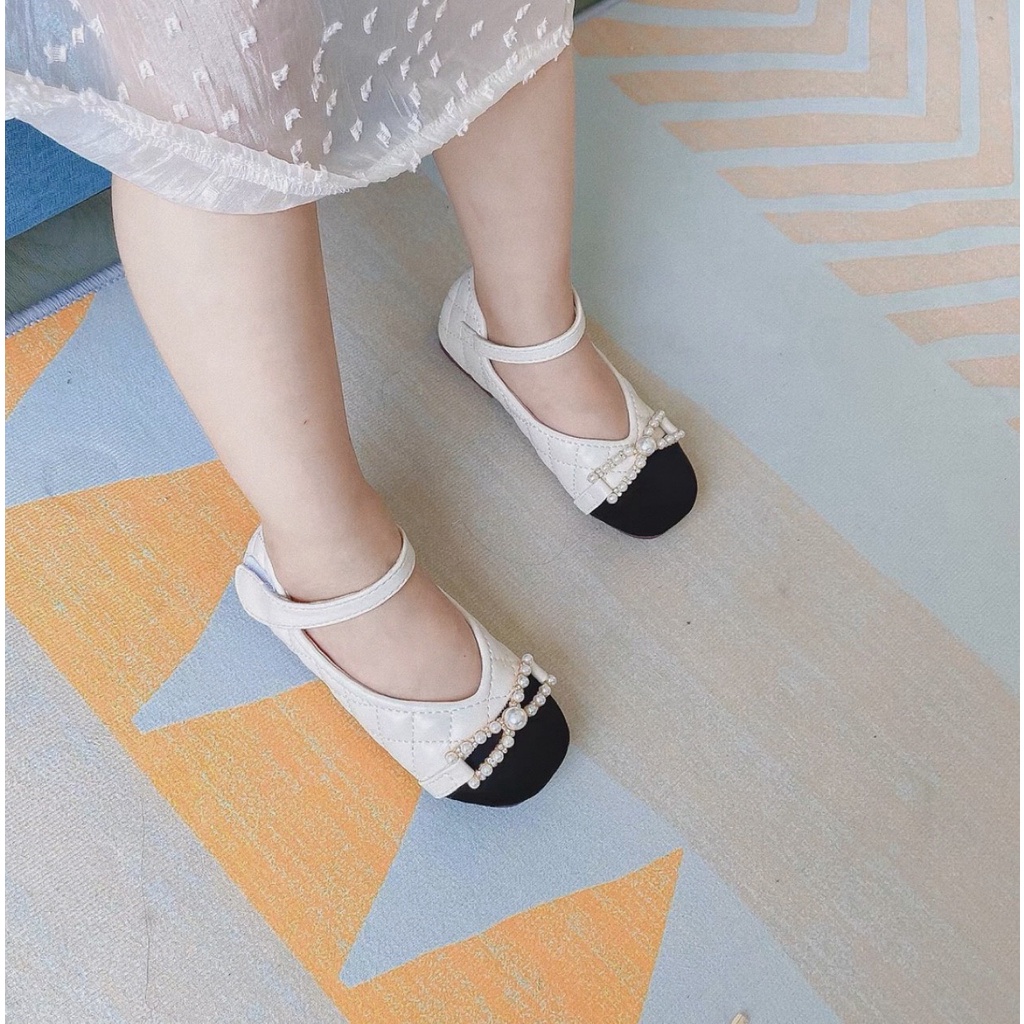 Giày Búp Bê Da Mềm  Kiểu Dáng Đáng Yêu Cho Bé Gái 2-16 Tuổi BB507