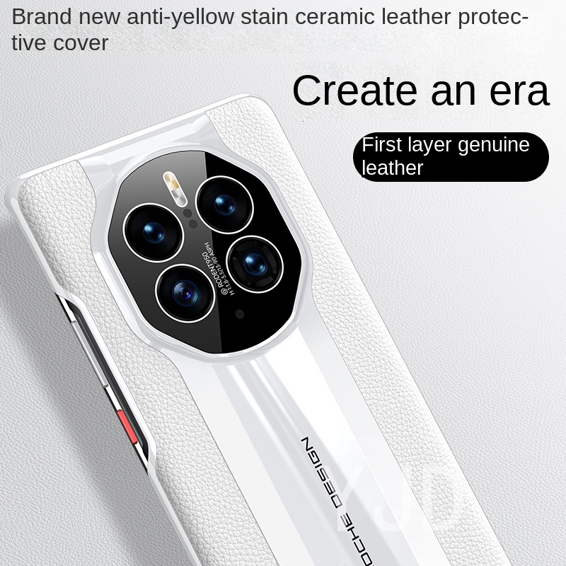 Ốp Điện Thoại Da Thật Chống Sốc / Dấu Vân Tay Cho Huawei Mate 50 Pro Mate 50 RS