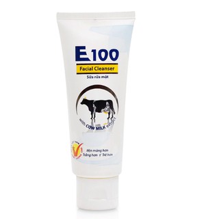 Sữa rửa mặt e100 sữa bò tuýp lớn 80g