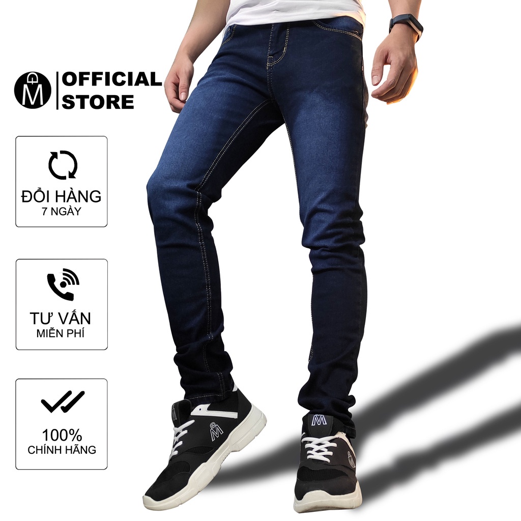 Quần jean nam Q104 (Xanh đen) MĐ *