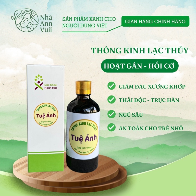 Thông Kinh Lạc Thuỷ - Thông kinh hoạt huyết, lưu thông khí huyết