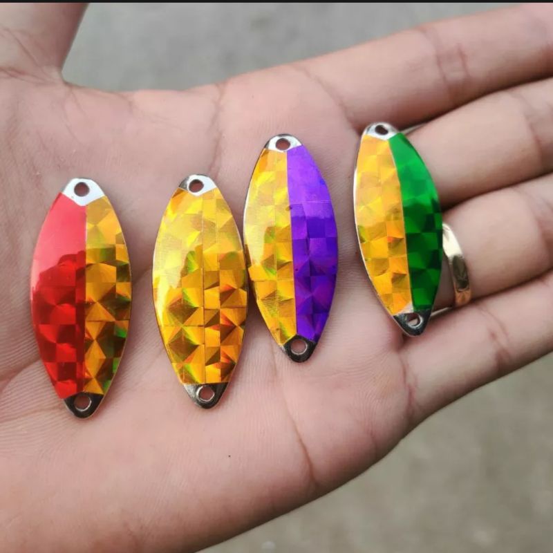 Mồi thìa lượn spoon nặng 4g , 6g,  thìa lượn chuyên câu cá suối, cá mương , cá chày , rô phi