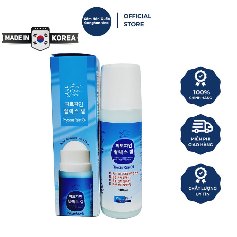 Dầu Lăn Tinh Dầu Thông Đỏ Chính Hãng Hàn Quốc (100ml) - Giúp Giảm Đau Và Mệt Mõi