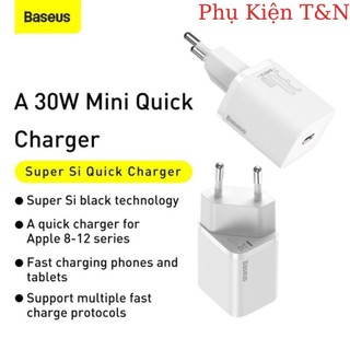 Củ Sạc Nhanh Iphone PD 20W Thương Hiệu Baseus