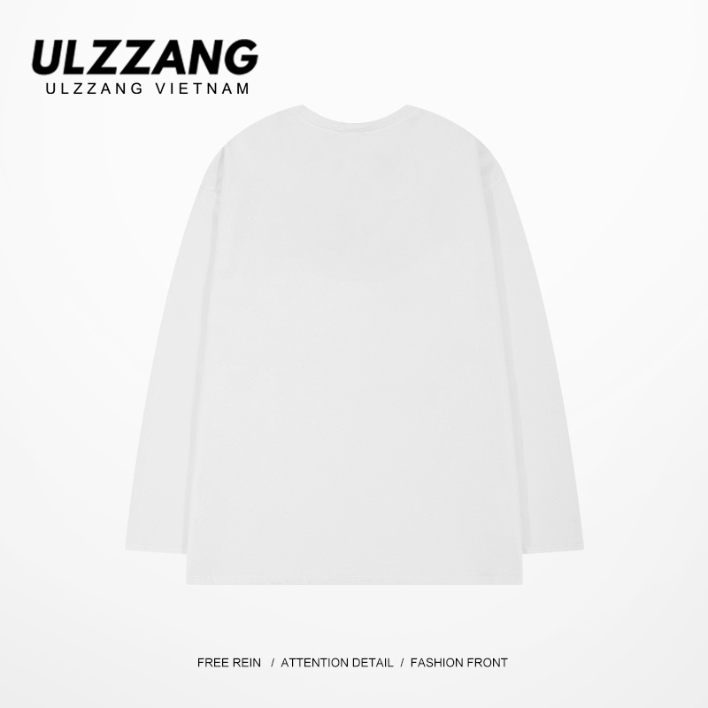 Áo thun dài tay local brand ULZZ ulzzang unisex form dáng rộng Vịt đen
