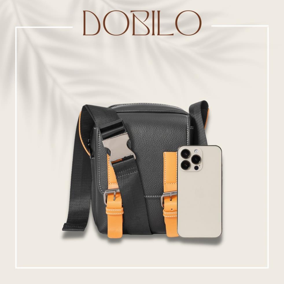 Túi Đeo Chéo Mini Da Nam Nữ DOBILO Thời Trang Hàn Quốc BG51