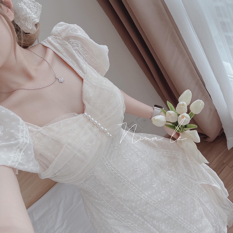 Đầm midi dáng dài, váy đuôi cá dáng dài form chuẩn xòe nhẹ lên dáng như tiểu thư mặc đi chơi hay đi tiệc Tây Thi Shop