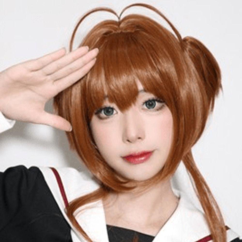 Tóc Giả Bằng Sợi Tổng Hợp Hóa Trang Nhân Vật Kinomoto