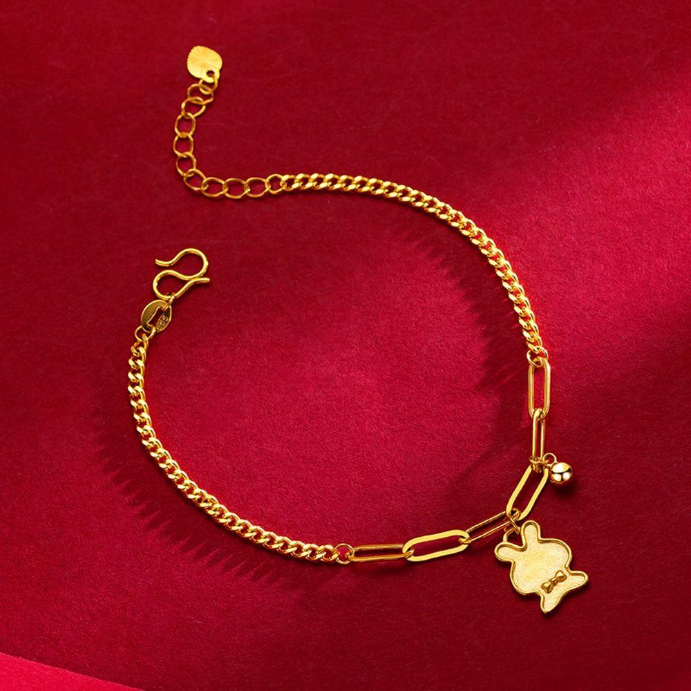 ANEMONE Vòng cổ Mặt Hình Thỏ Màu Sắc Thời Trang Cho Nữ