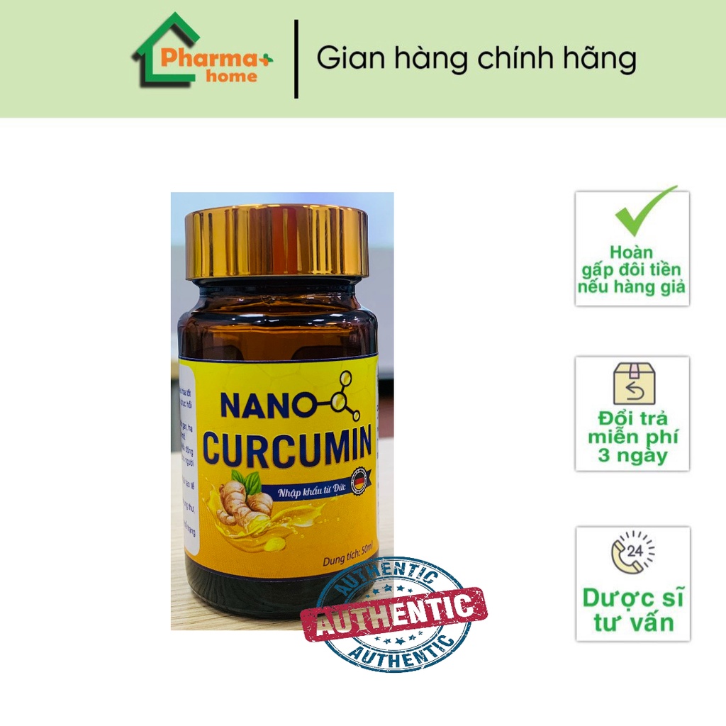 Tinh Nghệ Nano Curcumin dạng nước, 50ml