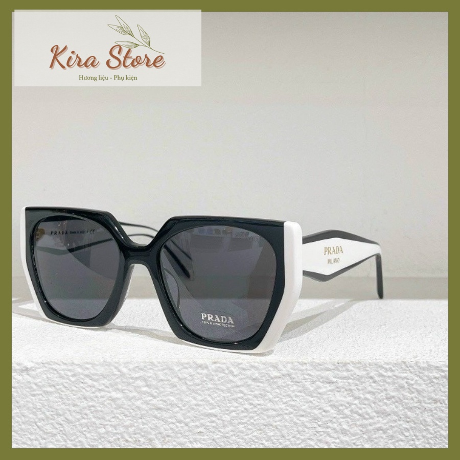 KÈM QUÀ TẶNG-Kính mát nữ kính râm PRA202 chống nắng chống tia UV400 thiết kế mắt vuông thời trang cá tính
