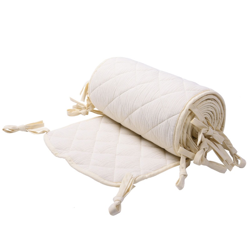 Đệm Chắn Xung Quanh Nôi Em Bé Chất Liệu Cotton Tiện Dụng
