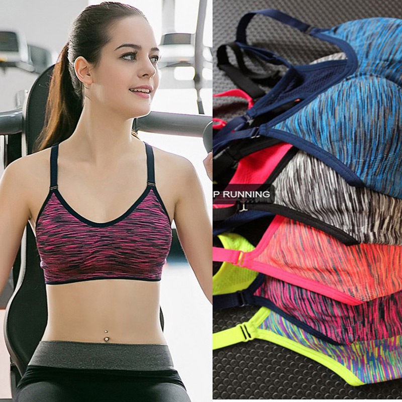 Bra Tank Top Thể Thao Kèm Mút Nâng Ngực Thiết Kế Năng Động Quyến Rũ