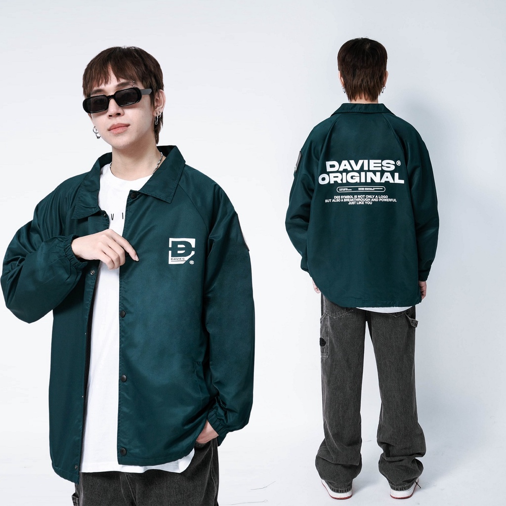 Áo khoác dù nam nữ form rộng basic jacket local brand DAVIES| D29-AK2