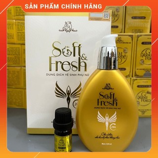 Dung dịch vệ sinh phụ nữ đông anh soft fresh collagen x3 chính hãng 120ml