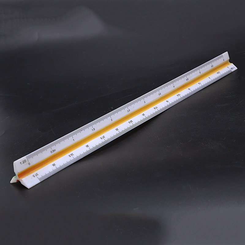 Thước Nhựa Hình Tam Giác Tỉ Lệ 1: 20 1: 25 1: 50 1: 75 1: 100 1: 125