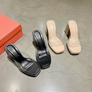 Guốc đúp 9F quai ngang trong tôn dáng