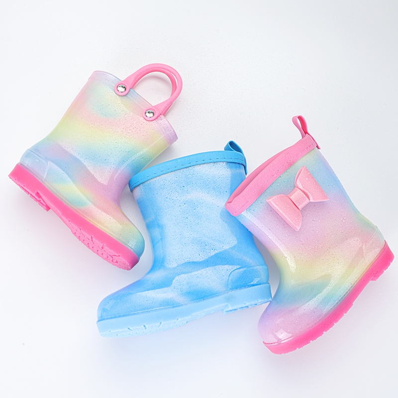 Ủng Đi Mưa Chống Nước In Hình Hoạt Hình Dễ Thương Cho Trẻ Mẫu Giáo