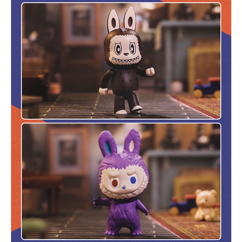 ★Hgtoys★Búp Bê Popmart LABUBU Trang Trí Hộp Bí Ẩn