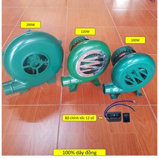 Khò bếp, Quạt thổi lò, thổi bếp nướng, bễ bếp, Quạt con sên 100w, 120w, 200W