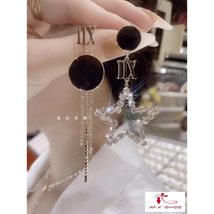 M & X ~  Khuyên Tai Không Đối Xứng Cao Cấp Thời Trang Cho Nữ