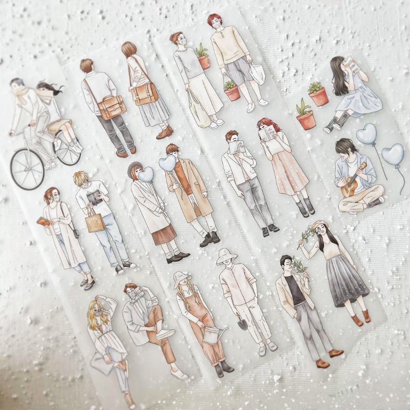𝓚𝓻𝓲𝓼𝓷𝓪.𝓻𝓸𝓸𝓶 ♡ Windry.R x Listeninda- Chu kì 100 cm cuộn băng dán PET tape cặp đôi "𝑻𝒐𝒈𝒆𝒕𝒉𝒆𝒓"