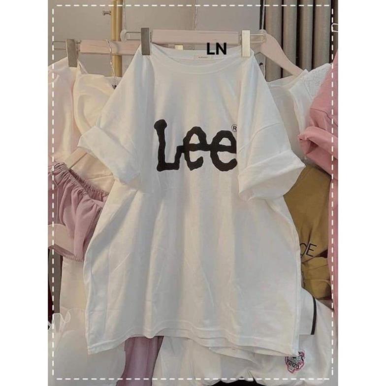 Áo Thun Phông Cotton 3158 Nam Nữ Form Rộng Unisex Chất Cotton Khô In Chữ Lee