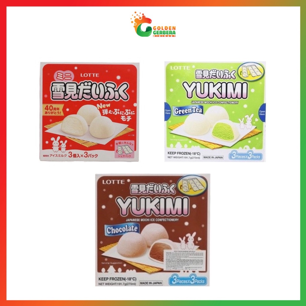 Kem Mochi Yukimi Nhật Bản Hộp 9 Viên (Hoả Tốc)