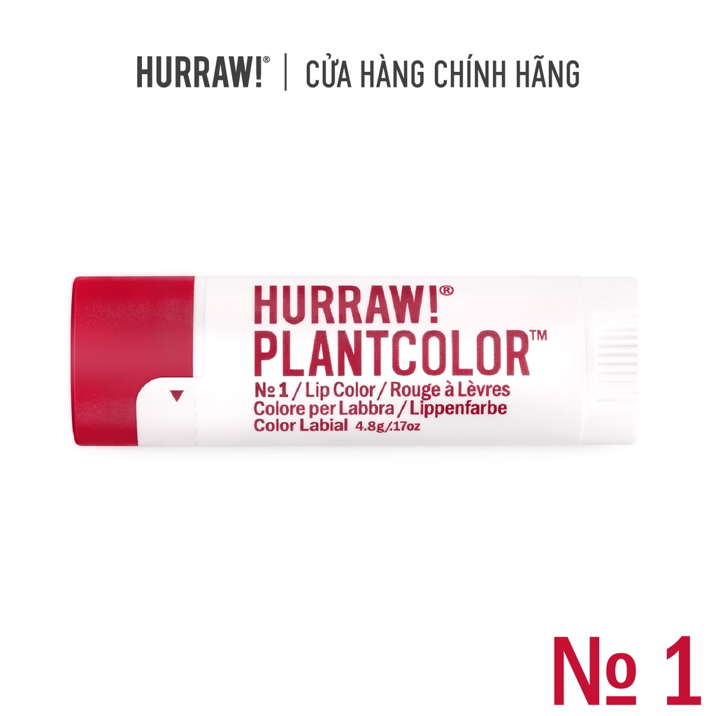 Son Màu HURRAW!® PLANTCOLOR™ №1
