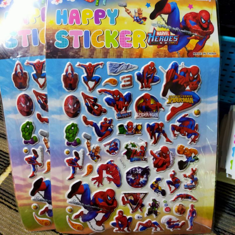 Sticker dán Người Nhện 3D Size to - Quà Tặng cho bé