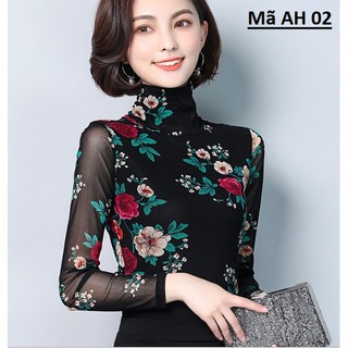 Áo thun hoa thời trang nữ