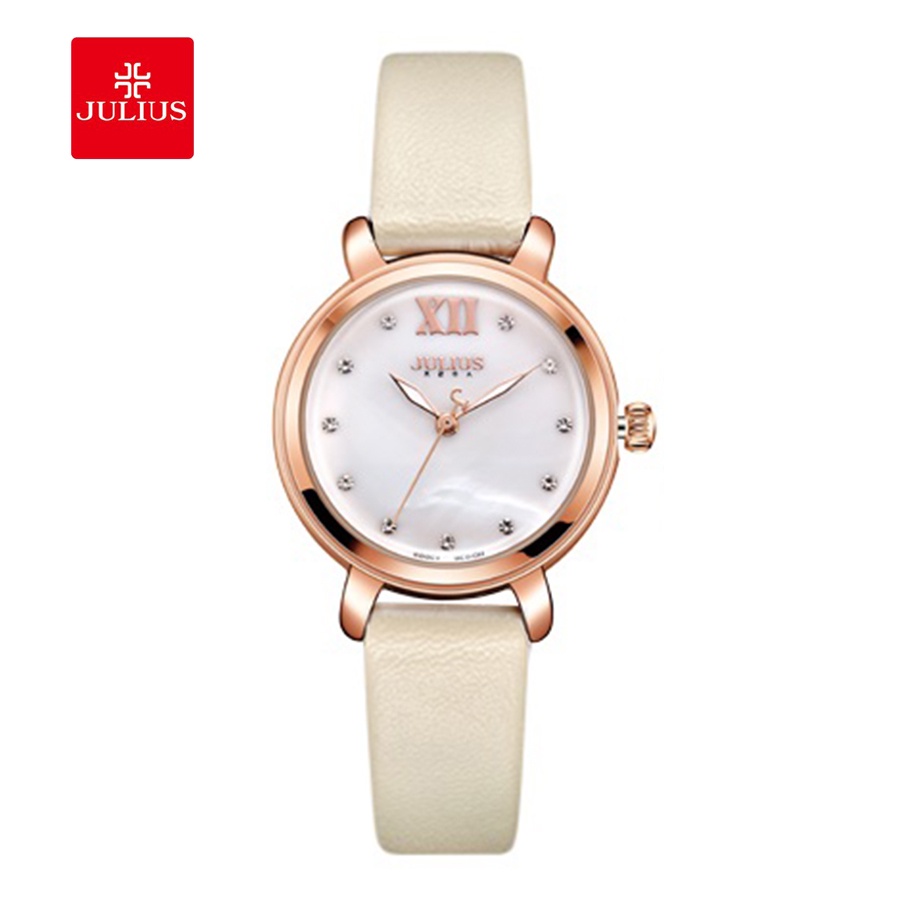 Đồng hồ nữ Julius Hàn Quốc JA-945 dây da cá tính