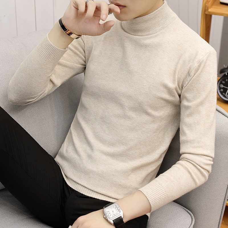 Áo Len Nam Cổ Lửng