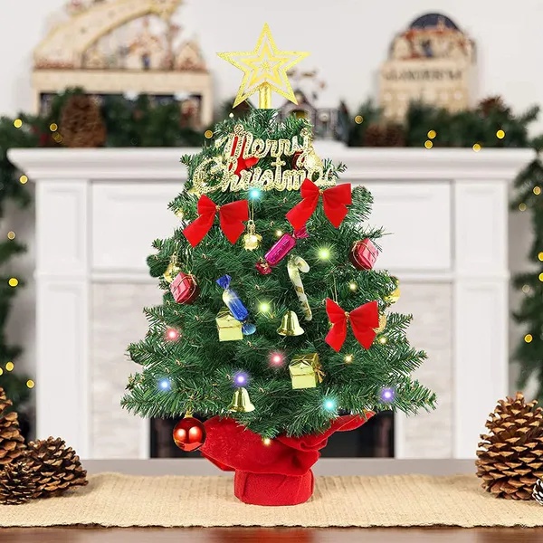 Cây Thông Giáng Sinh , 30cm Trang Trí Bàn Làm Việc