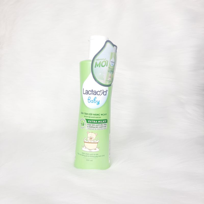 Tắm gội Lactacyd milky 250ml và 500ml